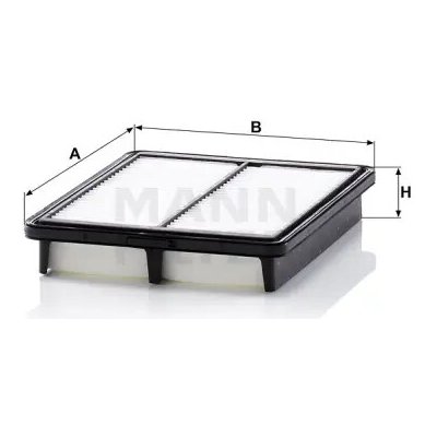 MANN FILTER Vzduchový filtr C 24 042 – Hledejceny.cz