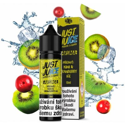 Just Juice Kiwi & Cranberry On Ice Shake & Vape 10 ml – Hledejceny.cz