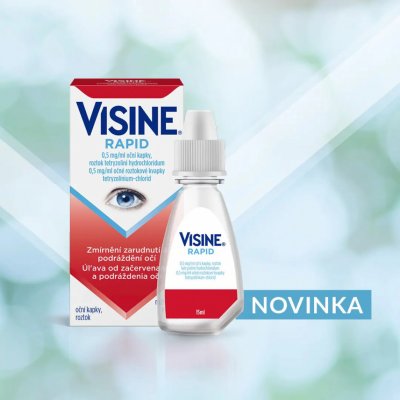 VISINE RAPID OPH 0,5MG/ML OPH GTT SOL 1X15ML – Zboží Mobilmania