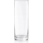VÁZA CYLINDER BROUŠENÁ válec skleněná tuba na květiny sklo Q-15cm V-45cm – Hledejceny.cz