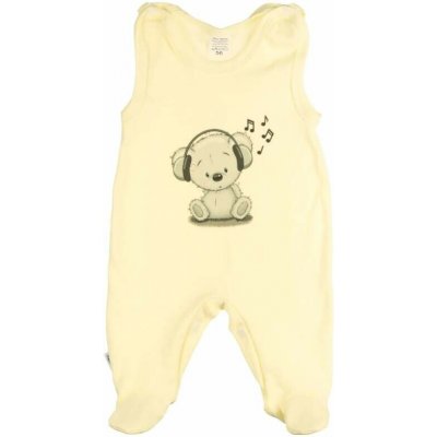 Kojenecké dupačky Mišulka krém – Zboží Dáma