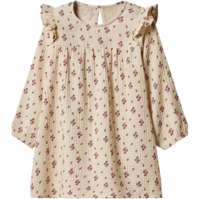 lupilu dívčí mušelínové šaty krémová – Hledejceny.cz