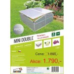 Nohelgarden MINI DOUBLE polykarbonát 1x1x0,5h – Zboží Mobilmania