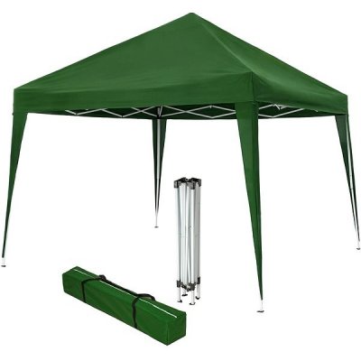 tectake 404826 skládací pavilon linosa 3x3 m zelená