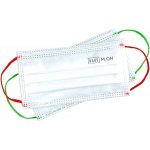 NANO M.ON rouška Juniorská prémiová nanovlákenná zdravotnická maska svítivě oranžová gumička 10 ks – Zboží Dáma