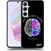 Pouzdro a kryt na mobilní telefon Samsung Picasee silikonové Samsung Galaxy A35 5G Brain White čiré