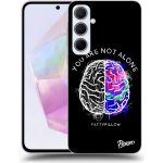 Picasee silikonové Samsung Galaxy A35 A356B - Brain - White černé – Hledejceny.cz