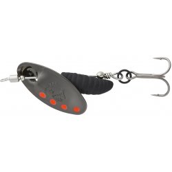 Savage Gear Třpytka Grub Spinners Silver Red Black vel.1 3,8g