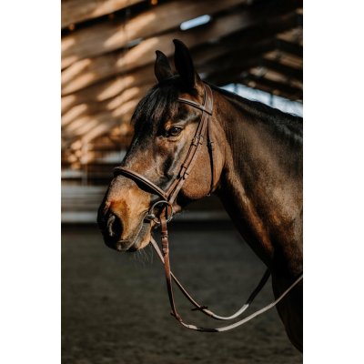 NORTON Bezudidlová uzdečka PRO Confort Havana – Zboží Mobilmania