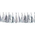 Girlanda střapce stříbrné 1,5 m – Zboží Mobilmania