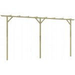 Dřevěná pergola VidaXL oblouk 203 cm – Hledejceny.cz