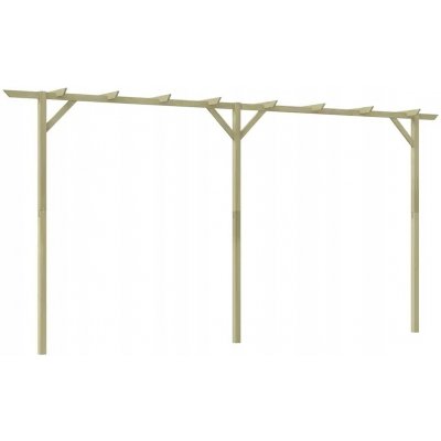 Dřevěná pergola VidaXL oblouk 203 cm – Hledejceny.cz
