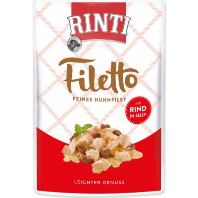 Finnern Rinti Filetto Adult kuře & hovězí v želé 100 g – Sleviste.cz