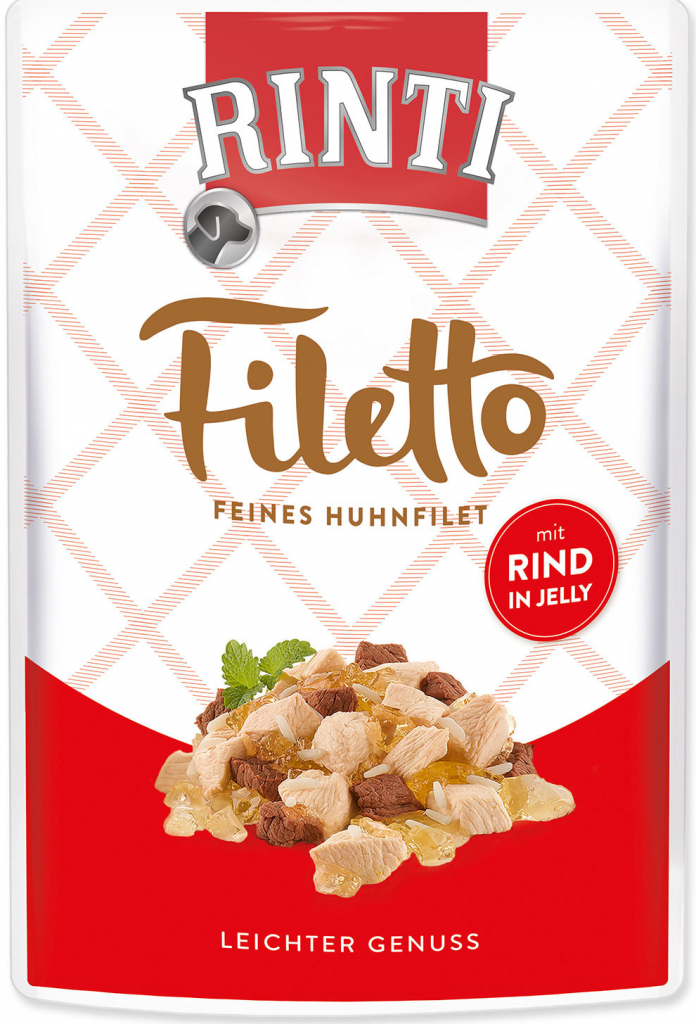 Finnern Rinti Filetto Adult kuře & hovězí v želé 100 g