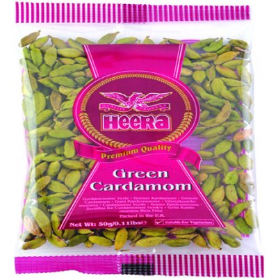 Heera Kardamom ZELENÝ celý GREEN CARDAMOM WHOLE 50 g – Sleviste.cz