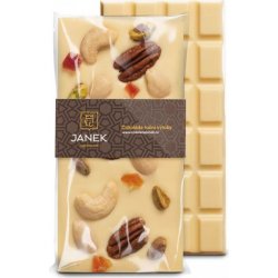 Čokoládovna Janek 30% Čokoláda bílá Jankova pečeť 95 g