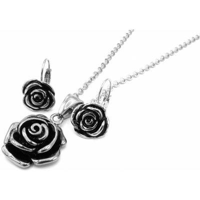 Steel Jewelry Souprava Náhrdelník Náušnice Chirurgická ocel SET240301 – Hledejceny.cz