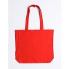 Nákupní taška a košík Printwear Bavlněná taška s bočním přeložením XT95 Red