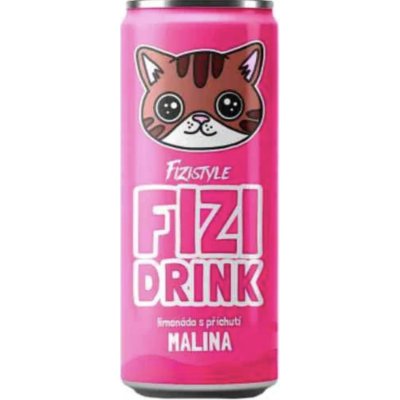 Fizistyle Fizi Drink Limonáda s příchutí malina 250 ml – Zboží Dáma