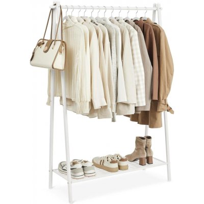 SONGMICS Šatní věšák Loft 153 cm bílý – Sleviste.cz