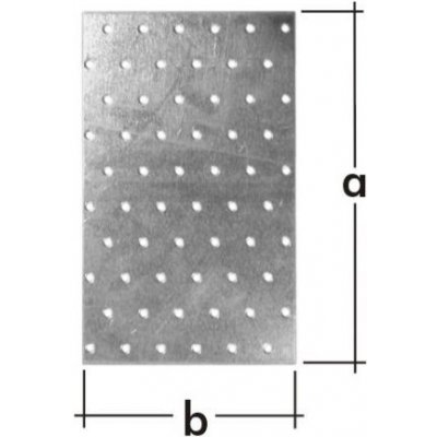 PP7 - destička perforovaná 200x60x2,0 mm – Hledejceny.cz