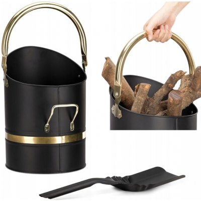 Navaris - Kbelík na popel s lopatkou pozink – Hledejceny.cz