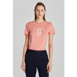 GANT REG LOGO SS T-SHIRT růžová