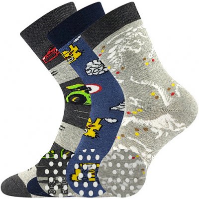 BOMA ponožky Sibiř dětská 07 ABS mix A kluk 3 pár – Zboží Mobilmania