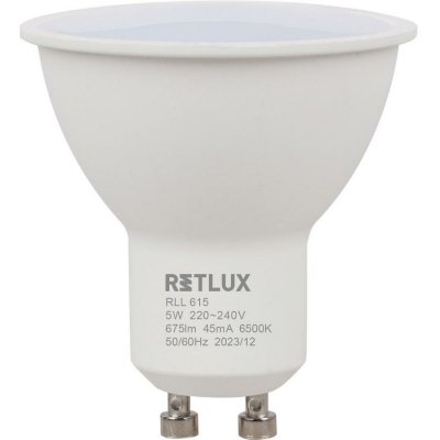 Retlux RLL 615 LED žárovka reflektorová 5W GU10 denní bílá – Sleviste.cz