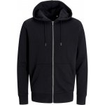 Jack & Jones mikina s kapucí Classic Zip Hood na zip unisex černá – Zboží Dáma