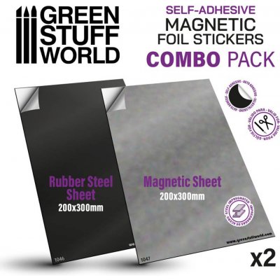 Green Stuff World Magnetic Sheet COMBO Self Adhesive A4 – Hledejceny.cz