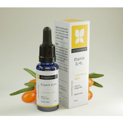 Neobotanics Vitamin D3+K2 50 ml – Hledejceny.cz