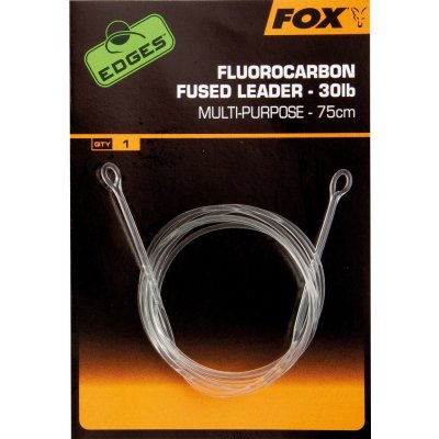 Fox Edges Fluorocarbon Fused Leader 30lb Kwik Change Swivel vel.10 75cm – Hledejceny.cz