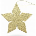 DECOLED Vánoční ozdoba hvězda 80 cm zlatá, překližka, venkovní – Hledejceny.cz