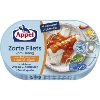 Appel Filety sleďové ve sladko kyselé omáčce se zázvorem 200 g – Zboží Dáma