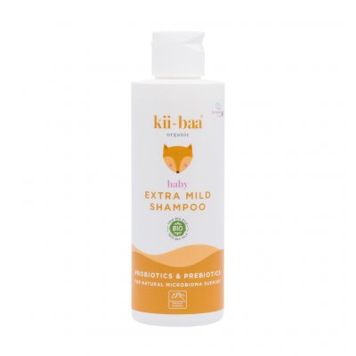 kii-baa organic Přírodní dětský šampon jemný 200 ml – Zboží Mobilmania