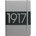 Leuchtturm1917 medium se metallic zápisník silver, čistý – Zboží Živě