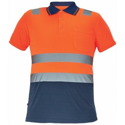 Cerva polokošile CADIZ HV oranžová/navy XS – Zboží Dáma