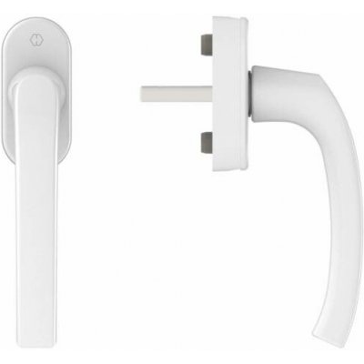 Hoppe Okenní klika Flensburg Secustic + VarioFit, bílá F9016, 7/32-42mm – Sleviste.cz