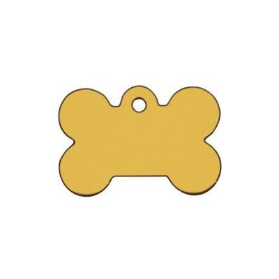 Hi-line Psí známka Kost velká zlatá 38x26 mm – Hledejceny.cz