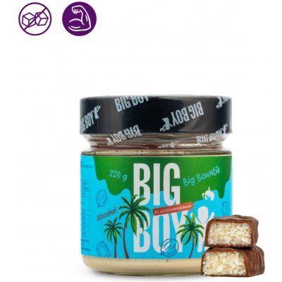 Big Boy Proteinový kokosovomandlový krém Big Bountík 220 g – Zboží Dáma
