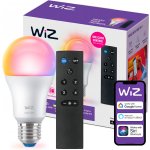WiZ SET 1x LED žárovka E27 A60 8W 60W 806lm 2200-6500K RGB IP20, stmívatelná + ovladač – Hledejceny.cz