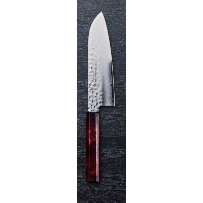 Sakai Takayuki Nanairo Santoku japonský damaškový nůž VG10 rukojeť ABS octagonal 17 cm – Zbozi.Blesk.cz