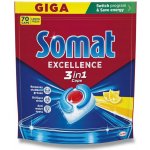 Somat Excellence 3v1 kapsle do myčky Lemon 70 ks – Hledejceny.cz