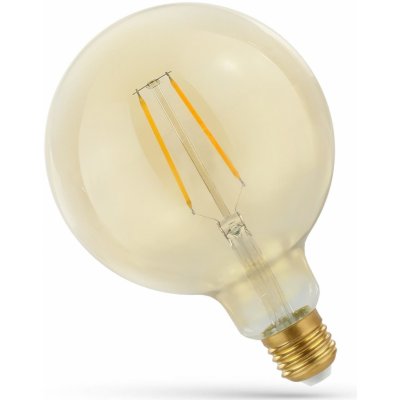 Spectrum LED GLOB G125 E-27 230V 4.9W COG Teplá bílá RETROSHINE – Hledejceny.cz