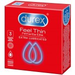 Durex Feel Thin Fetherlite Elite Extra Lubricated 3 ks – Zbozi.Blesk.cz