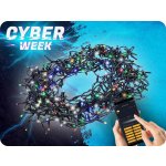Solight Solight LED WIFI smart venkovní vánoční řetěz 240 LED 12m přívod 5m teplá bílá + vícebarevný 1v12-WIFI – Hledejceny.cz