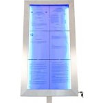 Securit Osvětlená vitrína na menu nástěnná 6 x A4 – Zboží Živě