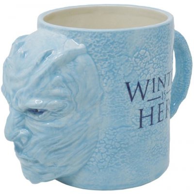 Keramický hrnek Game Of Thrones Hra o trůny 3D Night King modrý SCMG25056 1000 ml