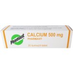 CALCIUM PHARMAVIT POR 500MG TBL EFF 20 – Hledejceny.cz